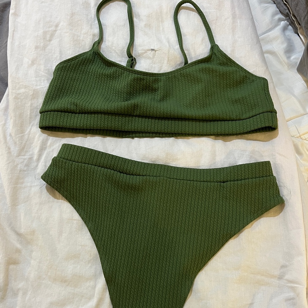 High waisted two piece set